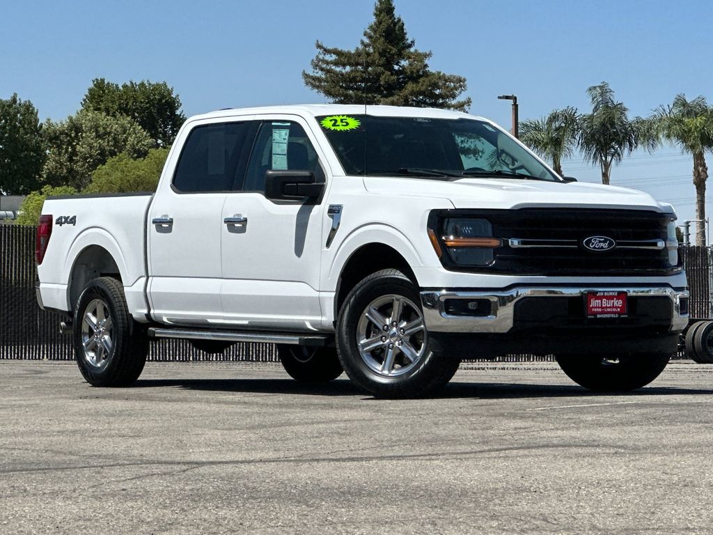 Oxford White 2025 Ford F-150 Pickup Truck Four-Wheel Drive Automatic