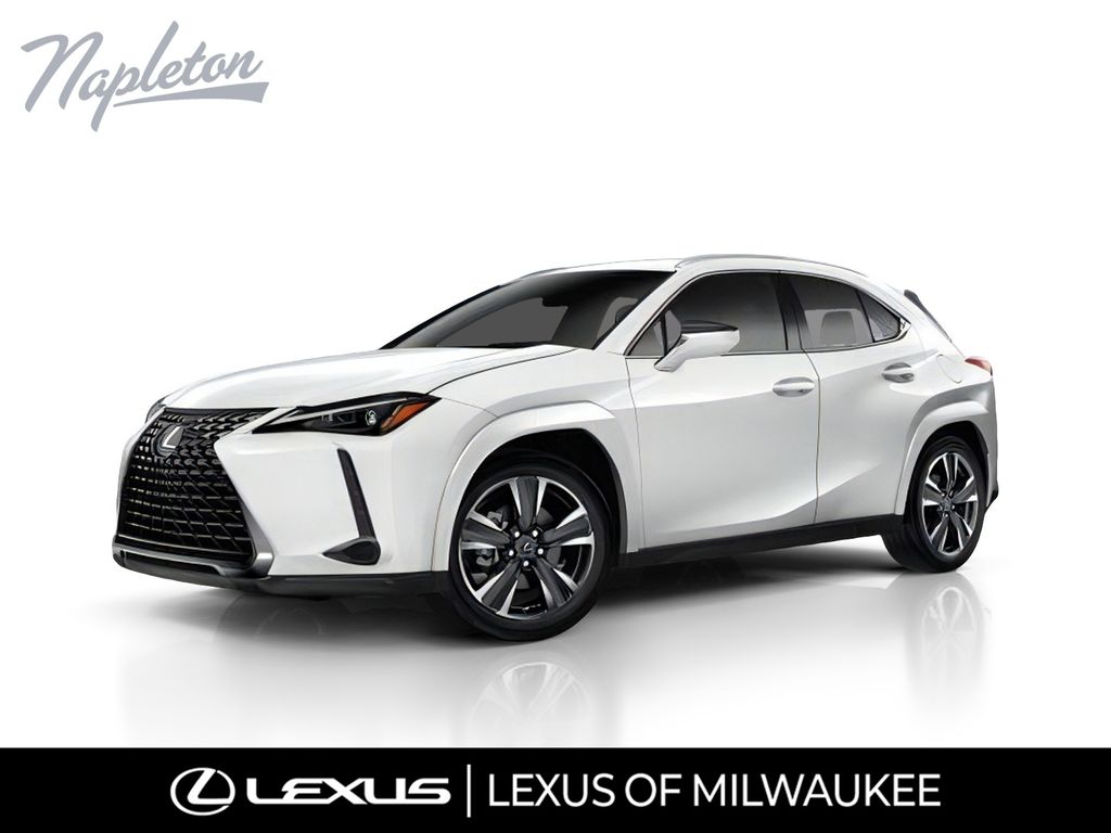Ultra White 2026 Lexus UX Hybrid SUV / Crossover All-Wheel Drive Continuously Variable Transmission