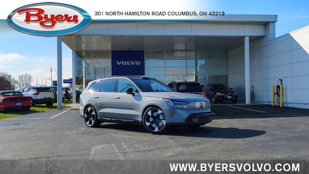 Gray (Vapour Grey Metallic) 2025 Volvo EX90 SUV / Crossover All-Wheel Drive 1-Speed Automatic