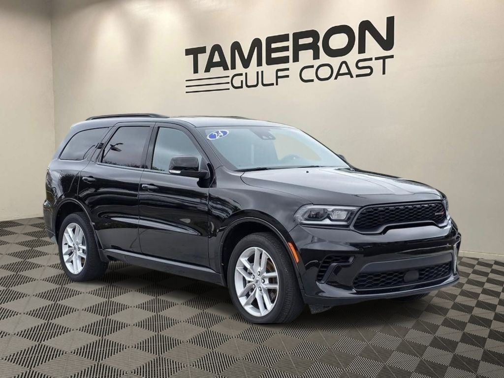 DB Black Crystal Clearcoat 2024 Dodge Durango SUV / Crossover All-Wheel Drive 8-Speed Automatic