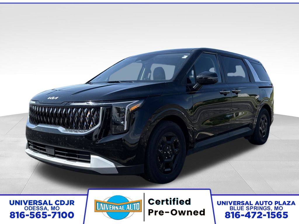 Aurora Black Pearl 2025 Kia Carnival Minivan Front-Wheel Drive 8-Speed Automatic