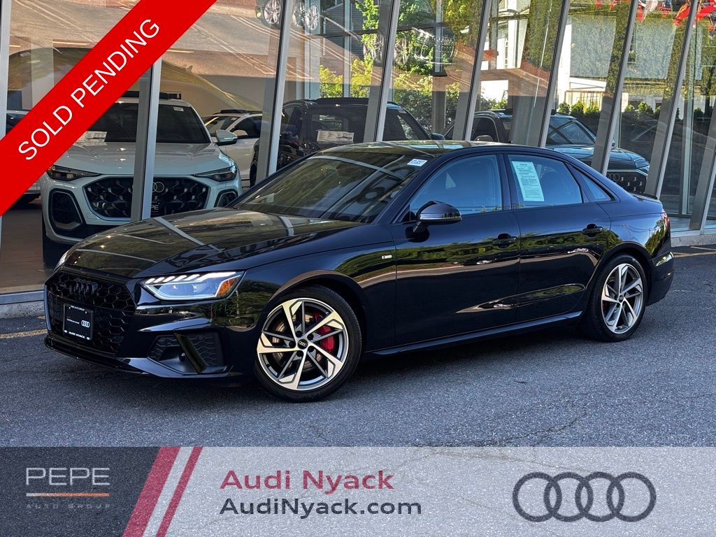 Mythos Black Metallic 2024 Audi A4 Sedan All-Wheel Drive 7-Speed Automatic