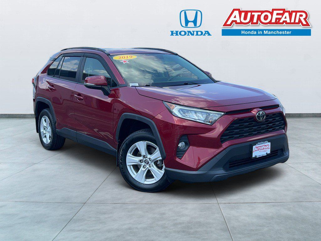 Red (Ruby Flare Pearl) 2019 Toyota RAV4 SUV / Crossover All-Wheel Drive 8-Speed Automatic
