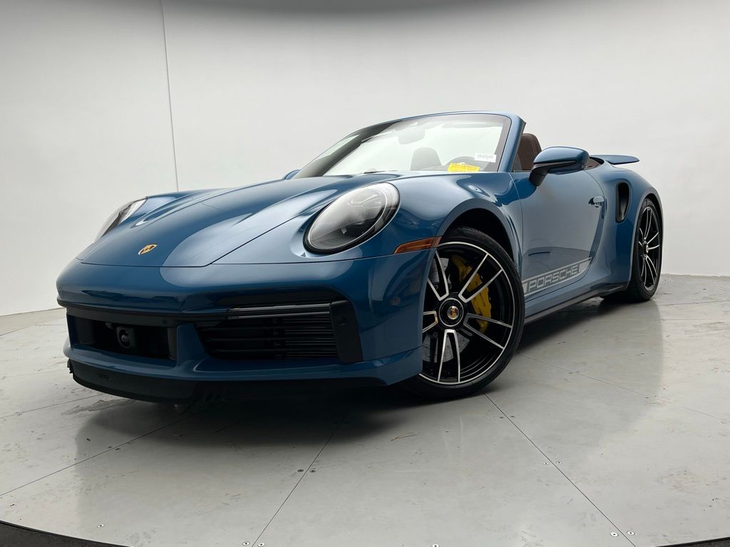 Osloblue 2025 Porsche 911 Turbo S Cabriolet AWD Convertible All-Wheel Drive 8-Speed Automatic