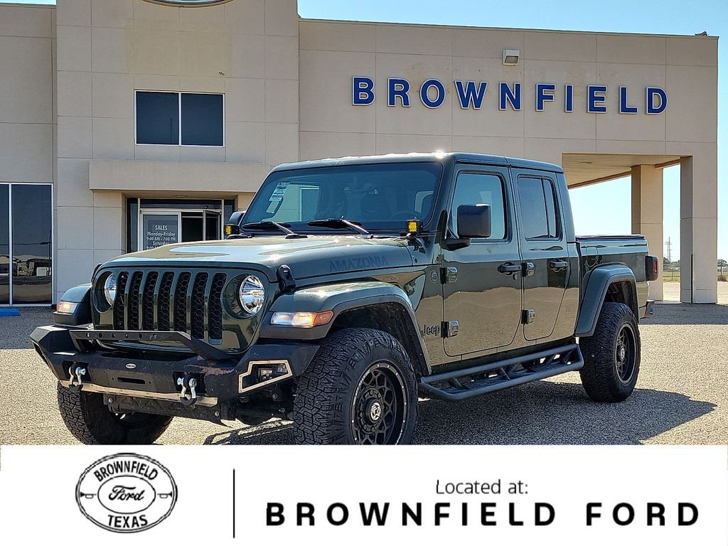 Sarge Green Clearcoat 2022 Jeep Gladiator Pickup Truck Four-Wheel Drive 8-Speed Automatic
