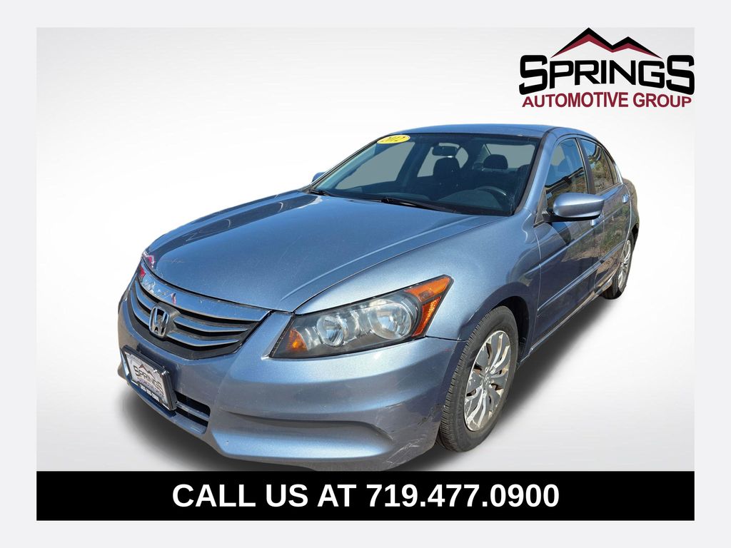 Blue 2012 Honda Accord Sedan Front-Wheel Drive 5-Speed Automatic Overdrive