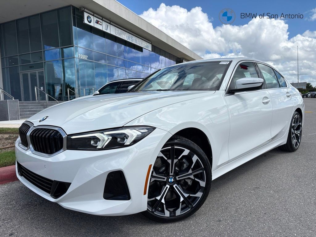 Alpine White 2025 BMW 3 Series Sedan Rear-Wheel Drive 8-Speed Automatic