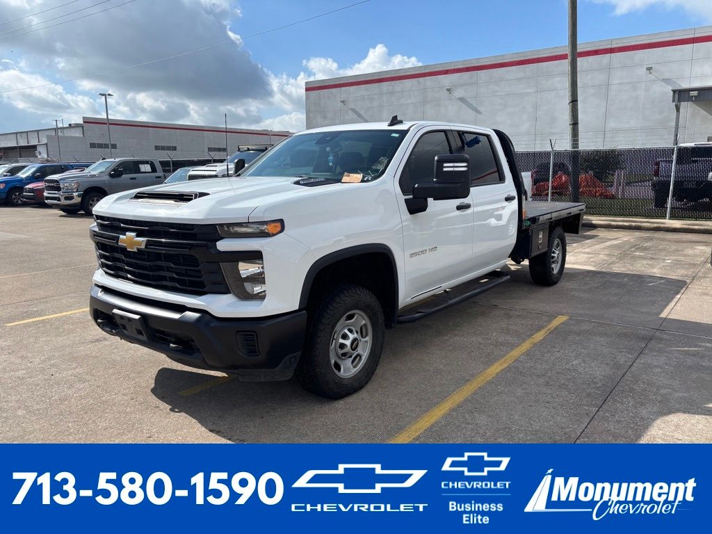 2024 Chevrolet Silverado 2500HD Work Truck White at Toyota of Victoria
