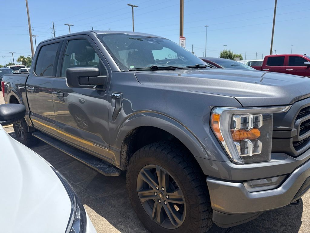 Gray Metallic 2021 Ford F-150 Pickup Truck Four-Wheel Drive Automatic