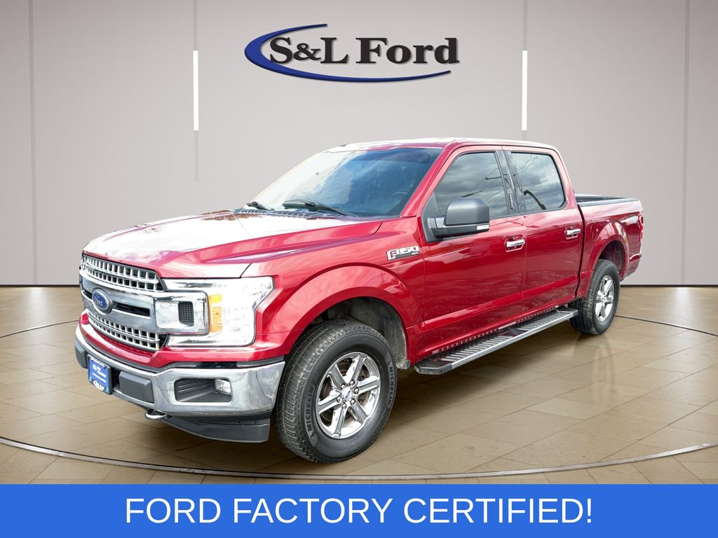 Vermillion Red 2019 Ford F-150 Pickup Truck Four-Wheel Drive Automatic
