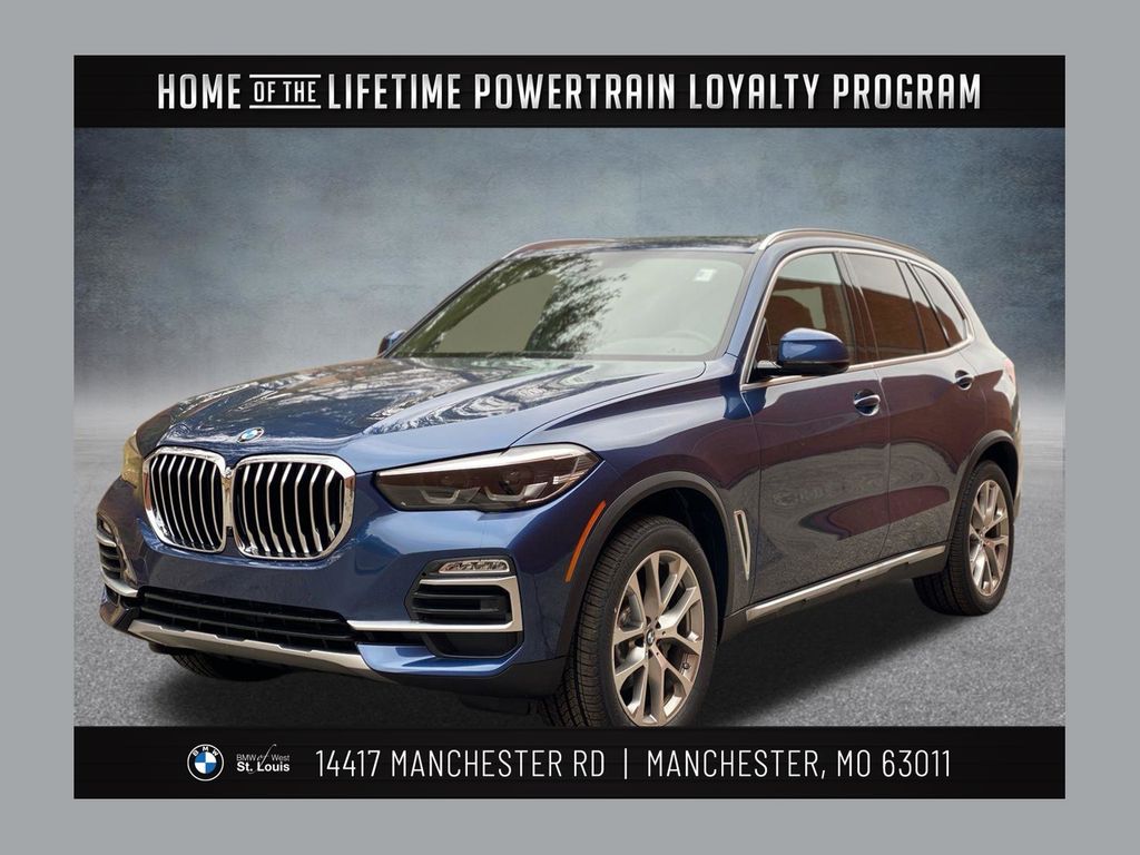 Phytonic Blue Metallic 2020 BMW X5 xDrive40i AWD SUV / Crossover All-Wheel Drive 8-Speed Automatic