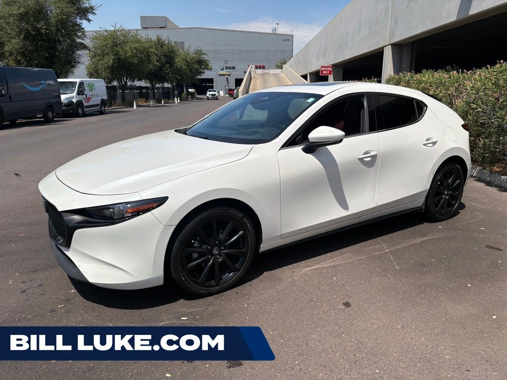 Snowflake White Pearl 2024 Mazda MAZDA3 Hatchback Front-Wheel Drive 6-Speed Manual