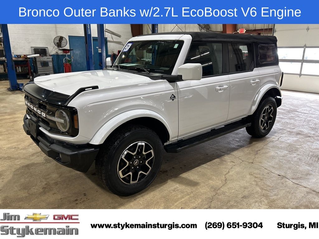 Oxford White 2021 Ford Bronco SUV / Crossover Four-Wheel Drive Automatic