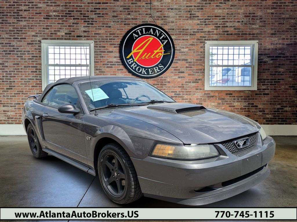 Dark Shadow Gray Metallic 2003 Ford Mustang GT Convertible RWD Convertible 4-Speed Automatic Overdrive