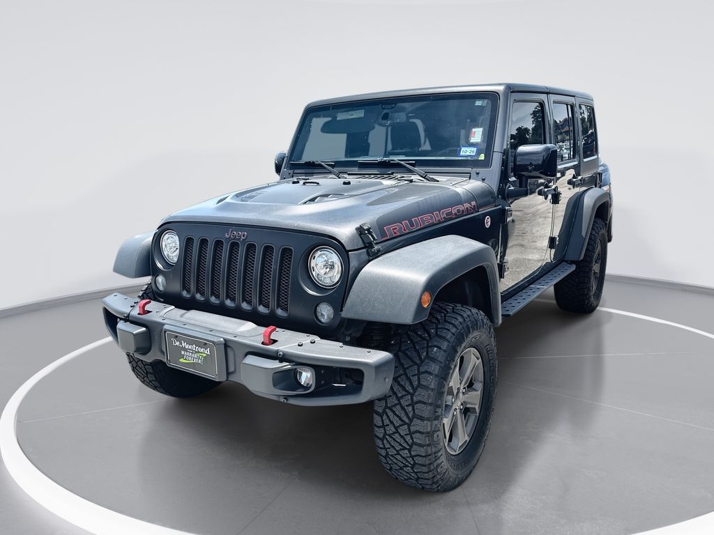 Gray (Granite Crystal Metallic Clearcoat) 2018 Jeep Wrangler JK Unlimited Rubicon 4WD SUV / Crossover Four-Wheel Drive 6-Speed Manual