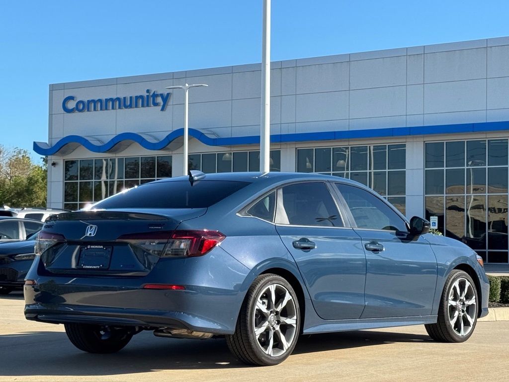 2026 Honda Civic Hybrid Sport Touring Blue at Community Honda