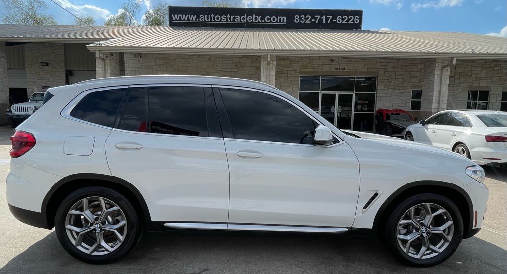 2021 BMW X3 sDrive30i White at DeMontrond Mazda