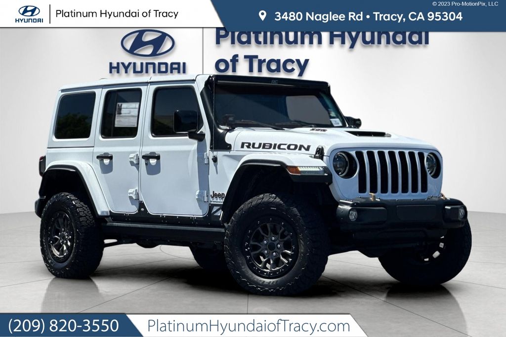 Bright White Clearcoat 2023 Jeep Wrangler Rubicon 392 4-Door 4WD SUV / Crossover Four-Wheel Drive 8-Speed Automatic