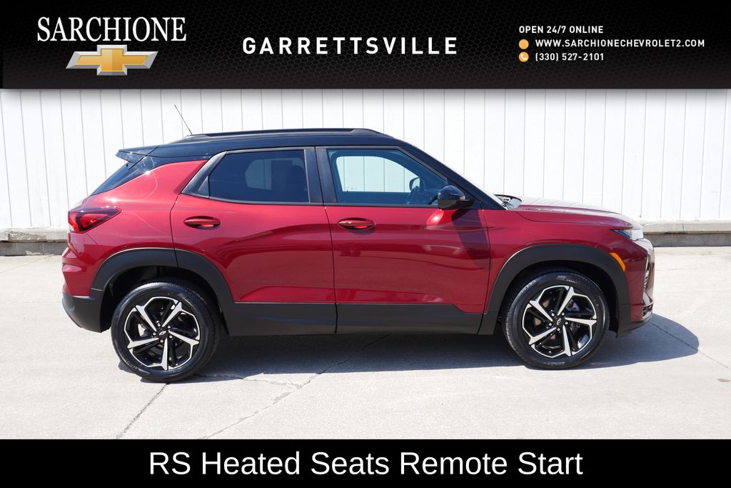 Red (Crimson Metallic) 2023 Chevrolet Trailblazer RS FWD SUV / Crossover Front-Wheel Drive Continuously Variable Transmission