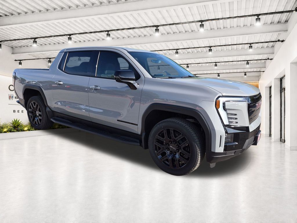 Gray 2026 GMC Sierra EV Pickup Truck All-Wheel Drive 1-Speed Automatic