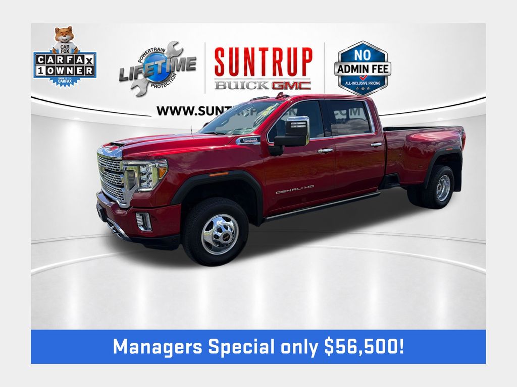 Cayenne Red Tintcoat 2022 GMC Sierra 3500HD Pickup Truck Four-Wheel Drive Automatic