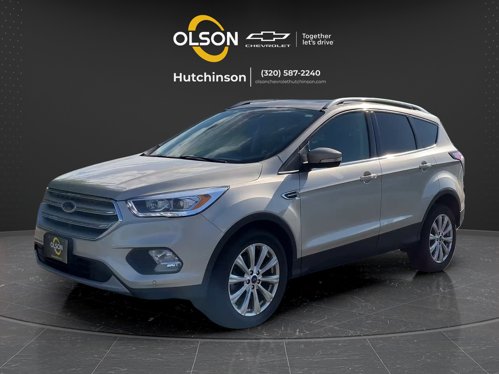 White Gold Metallic 2018 Ford Escape SUV / Crossover All-Wheel Drive 6-Speed Automatic