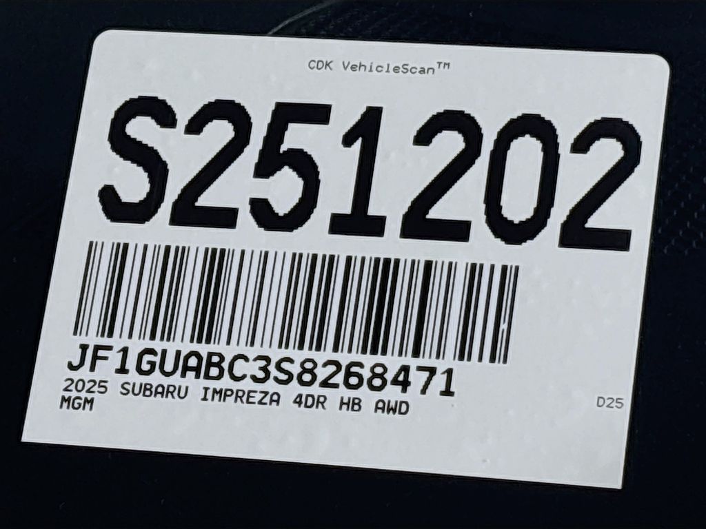 2025 Subaru Impreza Base