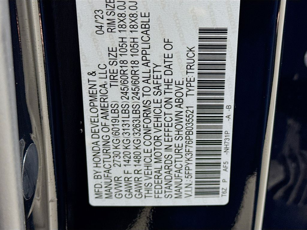 Used Car 2023 Honda Ridgeline  Rtl-e For Sale Under $35,000 In Austin, Texas
