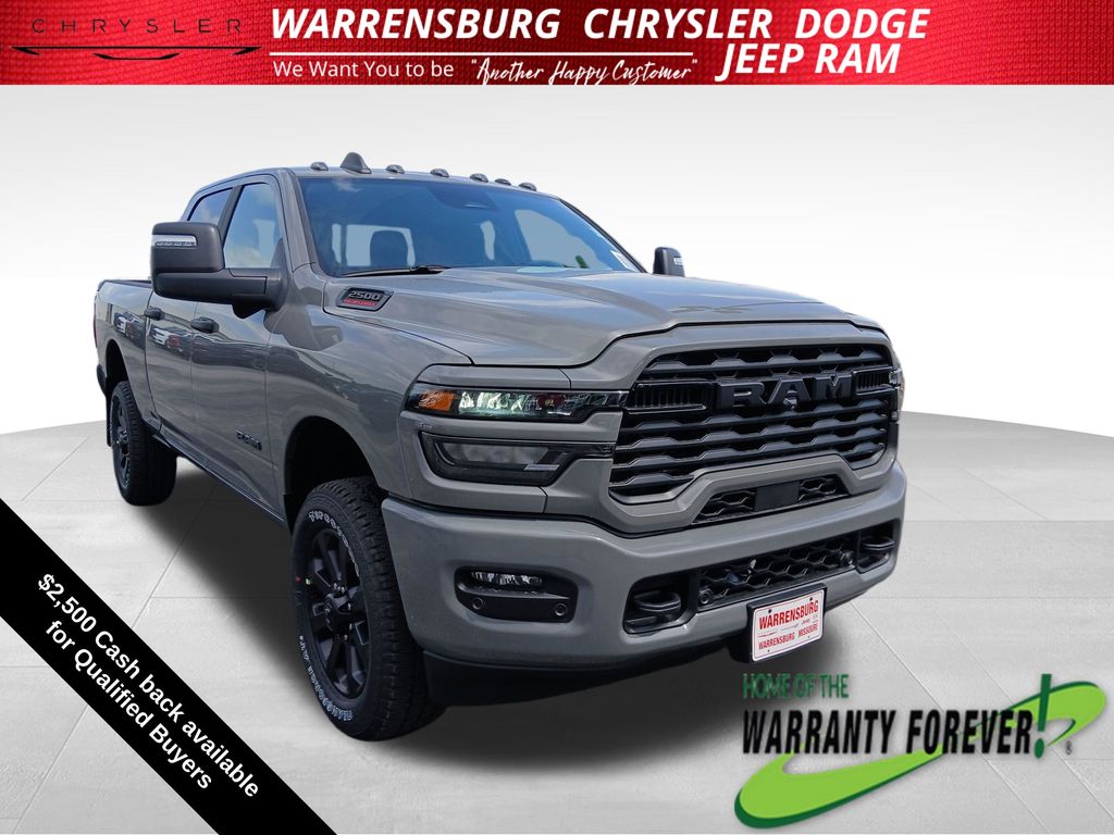 Ceramic Gray Clearcoat 2026 RAM 2500 Pickup Truck Four-Wheel Drive 8-Speed Automatic