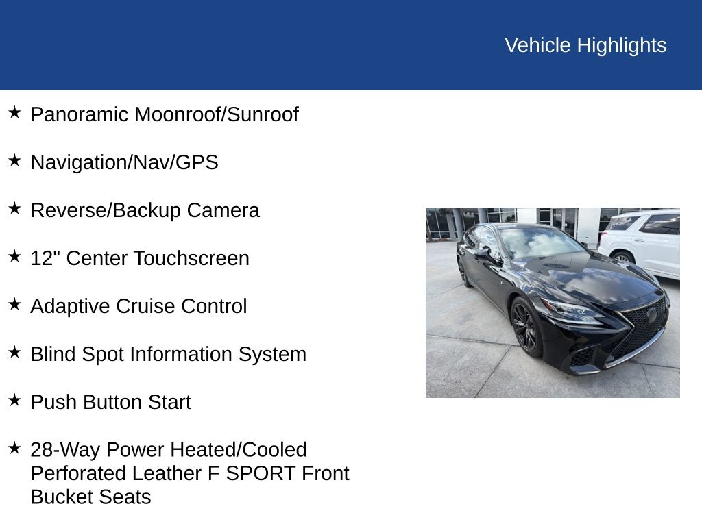 2019 Lexus LS 500 F SPORT