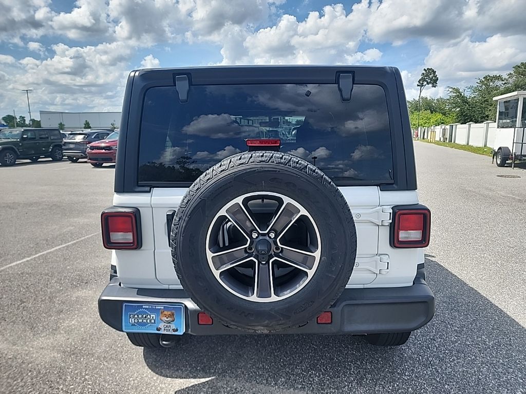 2023 White Jeep Wrangler Sahara 4X4 SUV