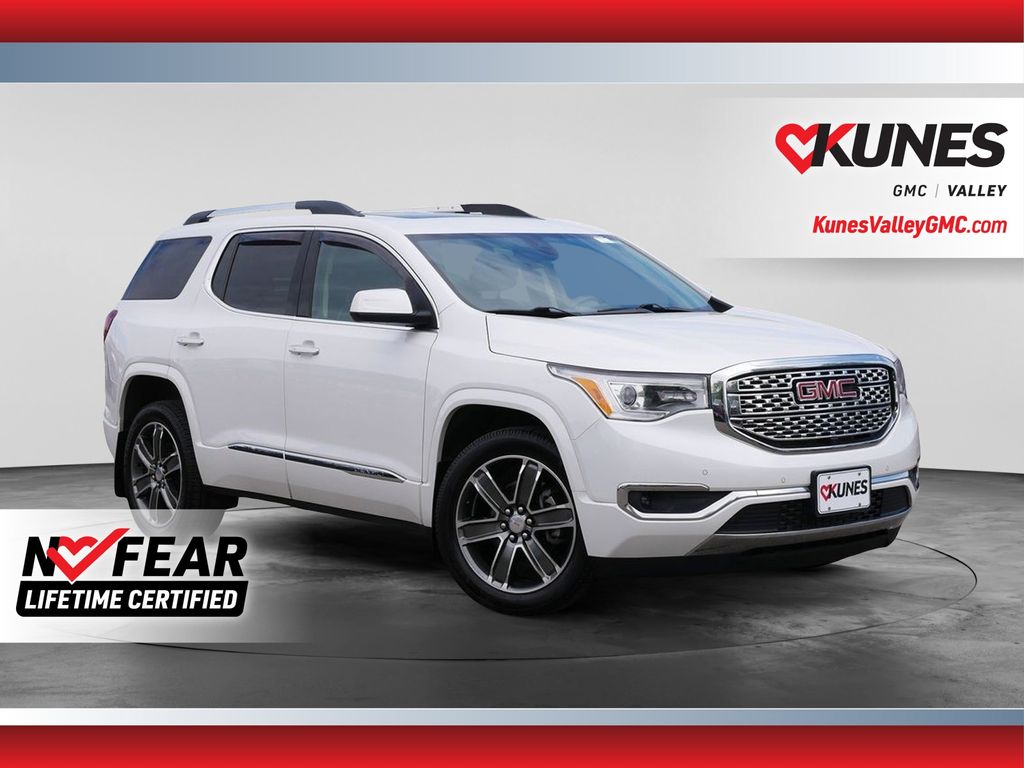 White Frost Tricoat 2019 GMC Acadia SUV / Crossover Four-Wheel Drive 6-Speed Automatic