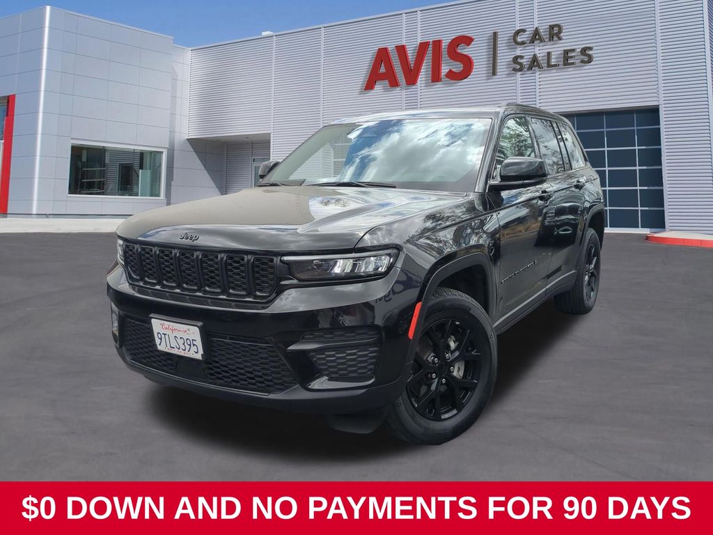 Diamond Black Crystal Pearlcoat 2025 Jeep Grand Cherokee SUV / Crossover Four-Wheel Drive 8-Speed Automatic
