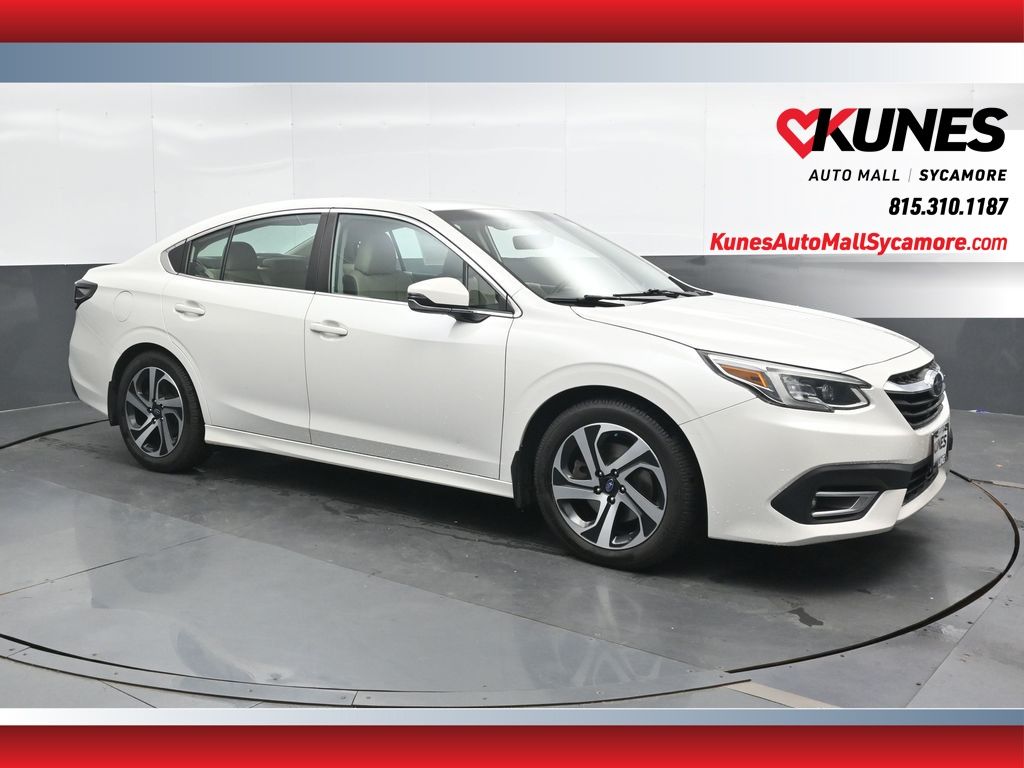 Crystal White Pearl 2020 Subaru Legacy Sedan All-Wheel Drive Continuously Variable Transmission