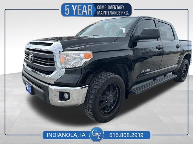 Black 2015 Toyota Tundra SR5 CrewMax 4.6L Pickup Truck 4X2 6-Speed Automatic Overdrive
