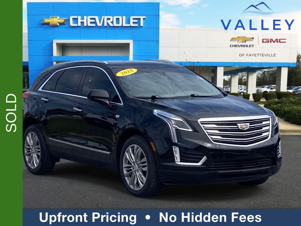 Stellar Black Metallic 2018 Cadillac XT5 Premium Luxury FWD SUV / Crossover Front-Wheel Drive 8-Speed Automatic