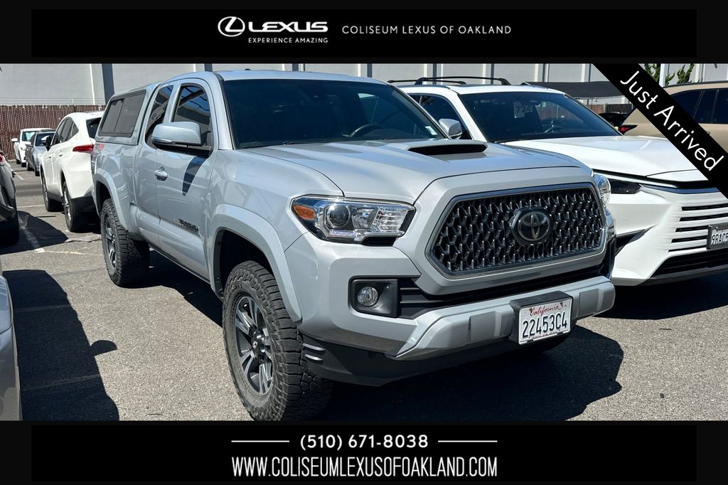 Gray 2019 Toyota Tacoma Pickup Truck Four-Wheel Drive 6-Speed Manual