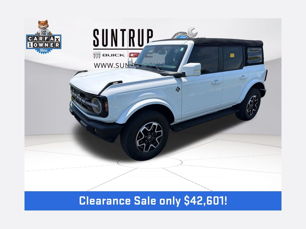 Oxford White 2024 Ford Bronco SUV / Crossover Four-Wheel Drive Automatic