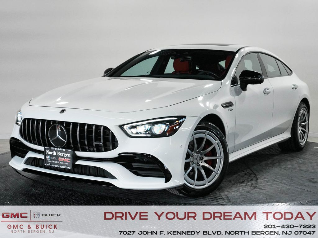 Polar White 2023 Mercedes-Benz AMG GT 53 AWD Coupe All-Wheel Drive 9-Speed Automatic