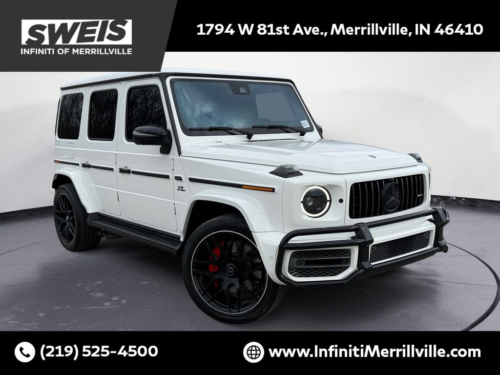 Polar White 2020 Mercedes-Benz G-Class AMG G 63 4MATIC SUV / Crossover All-Wheel Drive 9-Speed Automatic