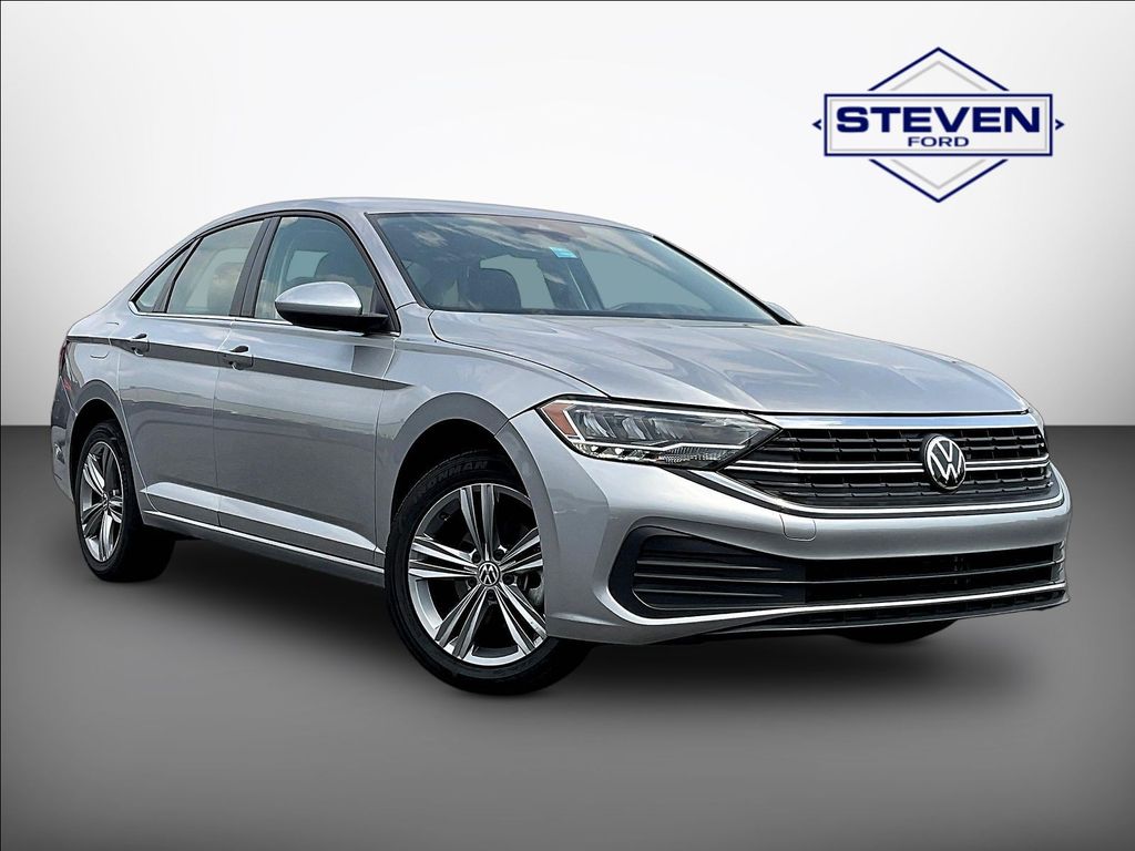 Pyrite Silver Metallic 2023 Volkswagen Jetta Sedan Front-Wheel Drive 8-Speed Automatic
