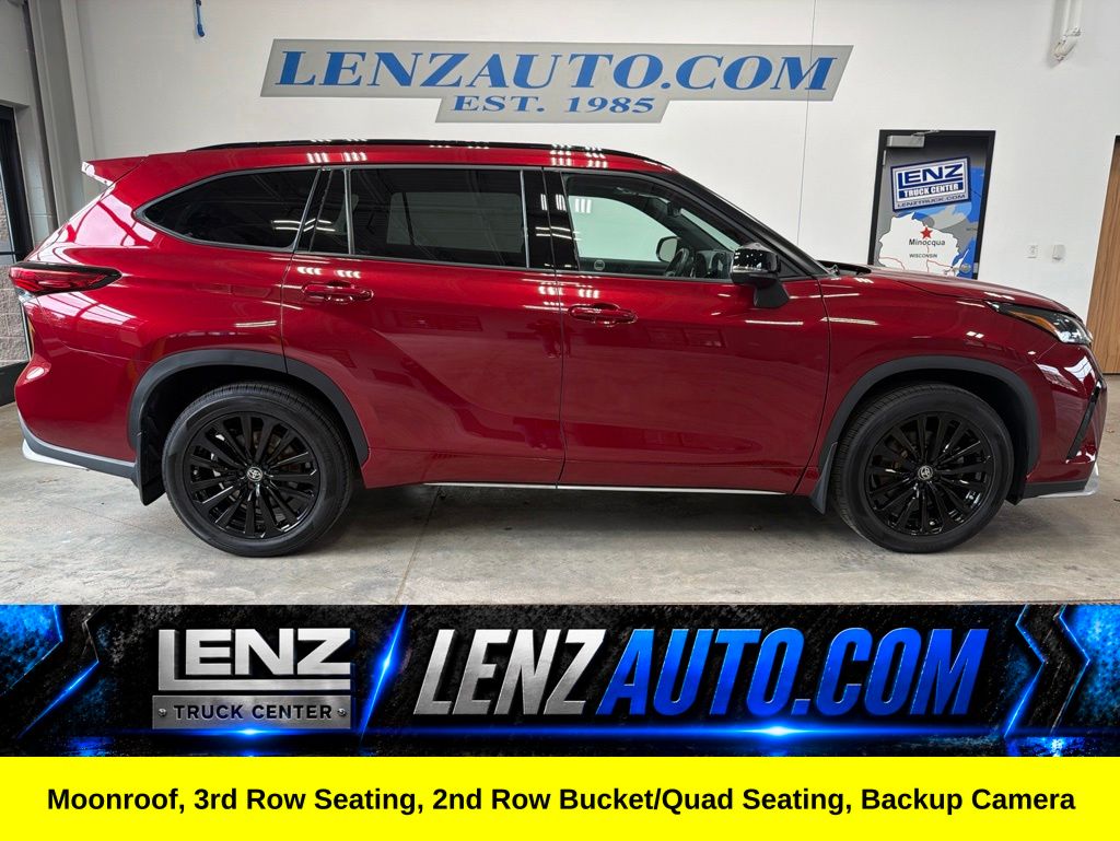 Red (Ruby Flare Pearl) 2023 Toyota Highlander SUV / Crossover All-Wheel Drive 8-Speed Automatic