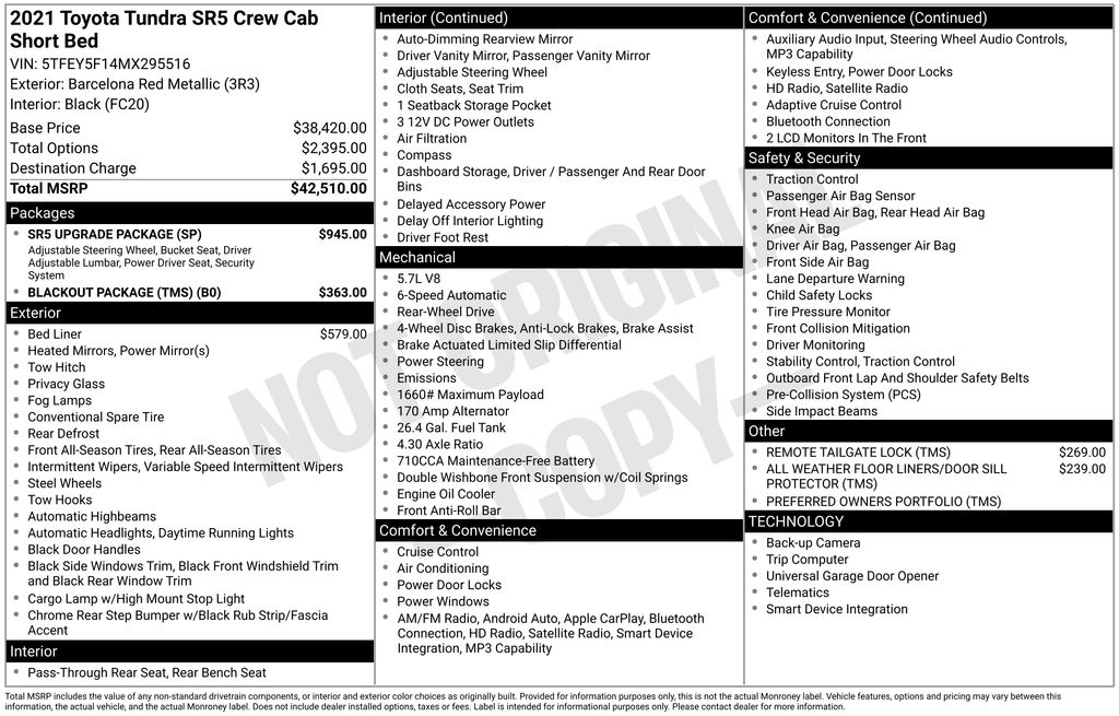 Used 2021 Toyota Tundra Truck