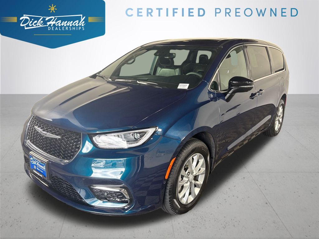Fathom Blue Pearlcoat 2025 Chrysler Pacifica Minivan All-Wheel Drive 9-Speed Automatic