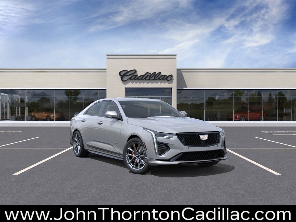 Argent Silver Metallic 2026 Cadillac CT4 V-Series AWD Sedan All-Wheel Drive Automatic