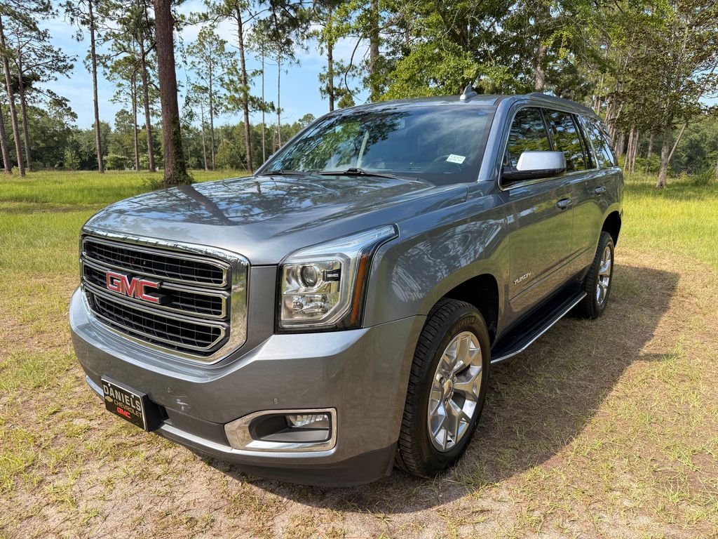 Gray (Satin Steel Metallic) 2019 GMC Yukon SUV / Crossover 4X2 6-Speed Automatic Overdrive
