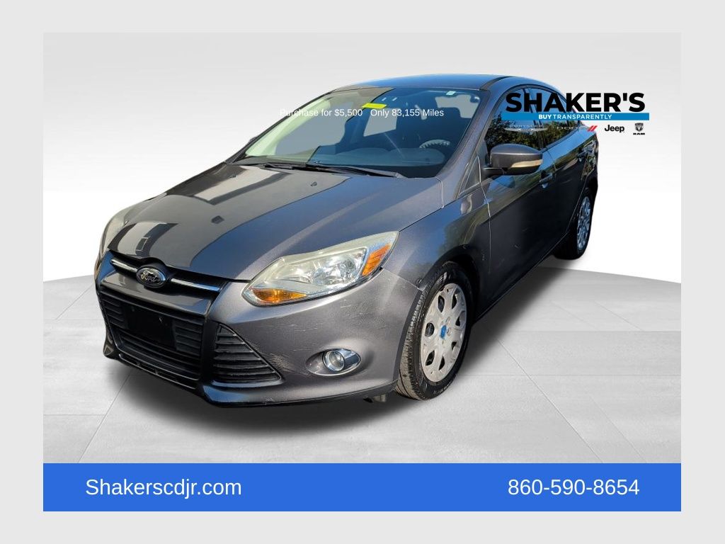 Sterling Gray Metallic 2012 Ford Focus SE Sedan Front-Wheel Drive 6-Speed Automatic