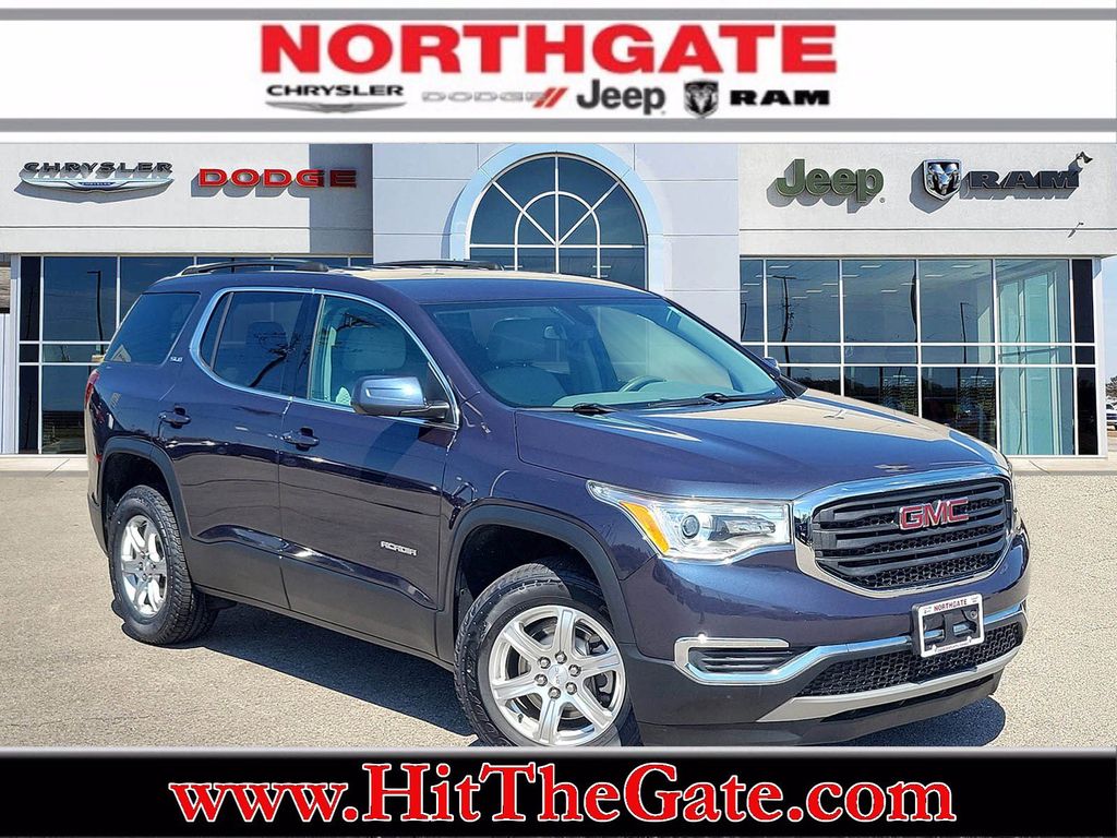 Blue Steel Metallic 2018 GMC Acadia SLE-1 FWD SUV / Crossover Front-Wheel Drive 6-Speed Automatic