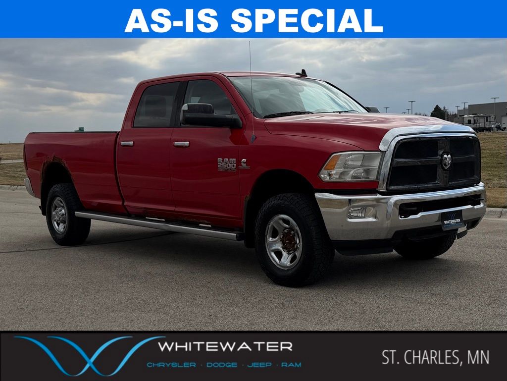 Flame Red Clearcoat 2013 RAM 2500 SLT Crew Cab LB 4WD Pickup Truck Four-Wheel Drive 6-Speed Automatic