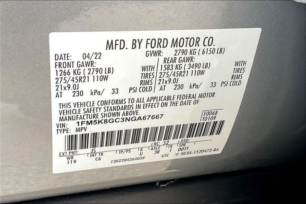 Used 2022 Ford Explorer ST 4D Sport Utility